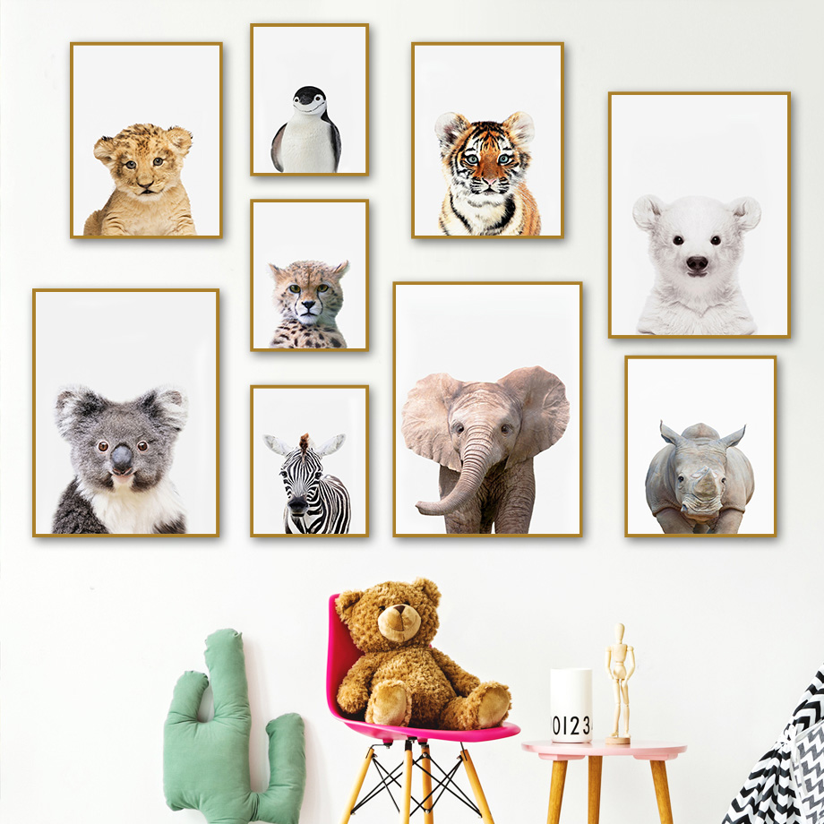 Baby Safari Animal Nursery Wal - огляд і ціна Baby Nursery Zoo Animals