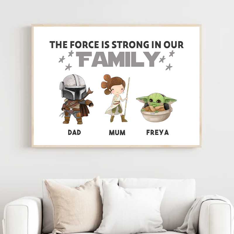Personalized Family Name Print - огляд і ціна Baby Yoda Nursery