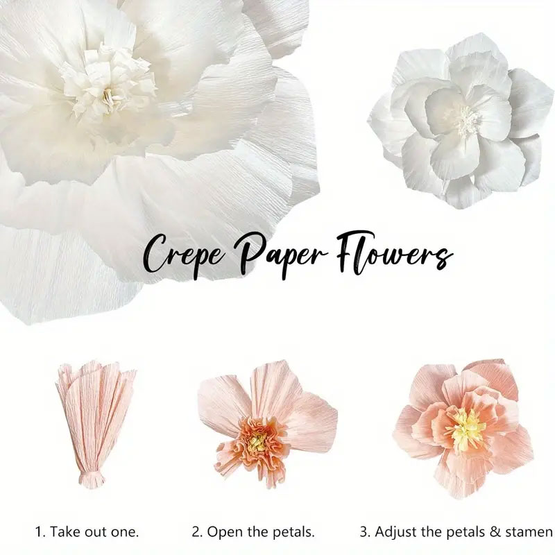 5Pcs Pink Paper Flower, Artifi - огляд і ціна Baby Nursery Furniture Sets