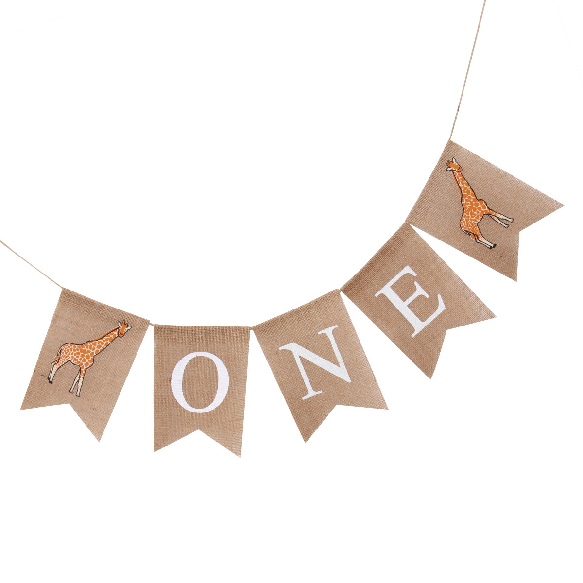 Giraffe Linen Banner One Print - огляд і ціна Baby Nursery Garland
