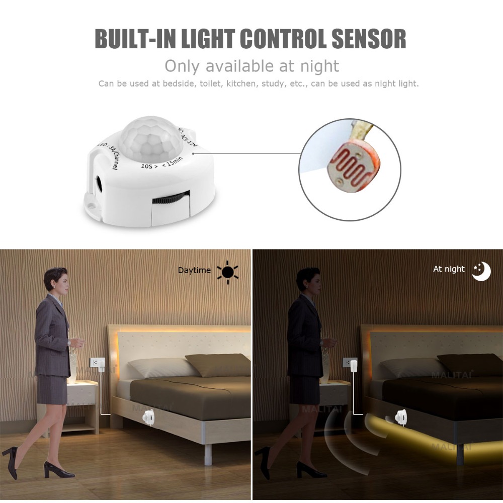 Wireless PIR Motion Sensor LED - огляд і ціна Drawer Dresser White