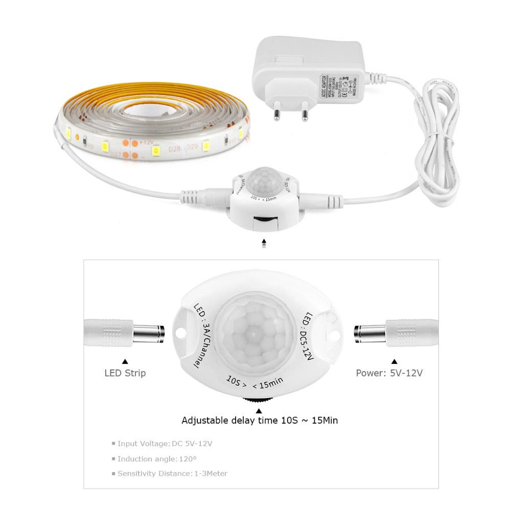 Wireless PIR Motion Sensor LED - огляд і ціна Drawer Dresser White