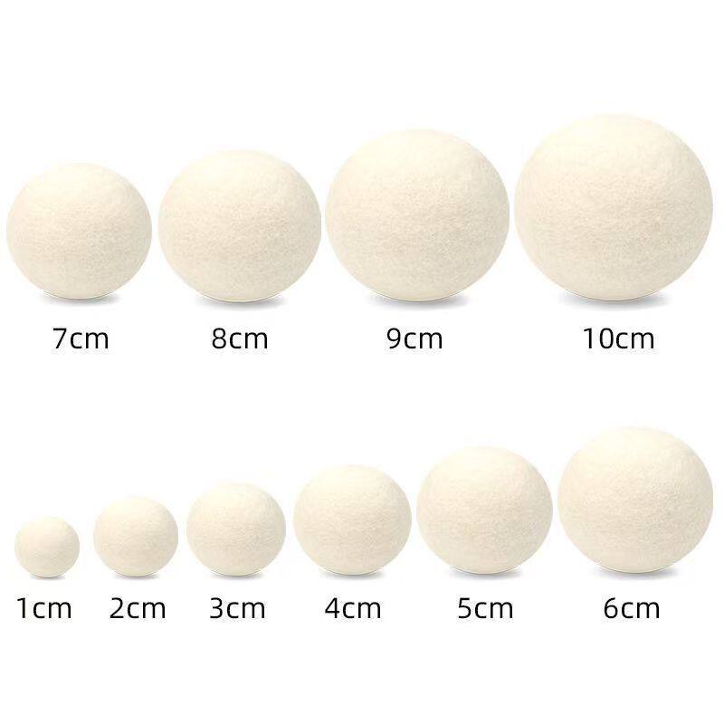 1-10pcs 1cm-10cm White Wool Fe - огляд і ціна Baby Nursery Garland