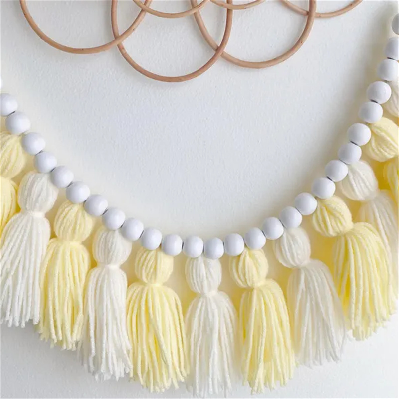 Yellow Boho Tassel Garlands Wa - огляд і ціна Baby Nursery Garland