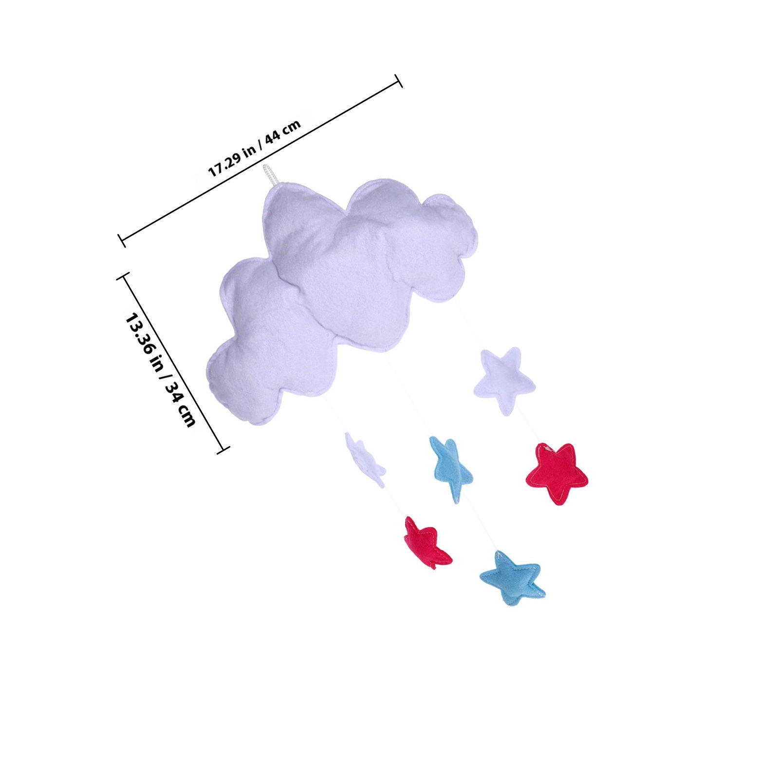 2Pcs Cloud Raindrop Hanging De - огляд і ціна Baby Nursery Garland