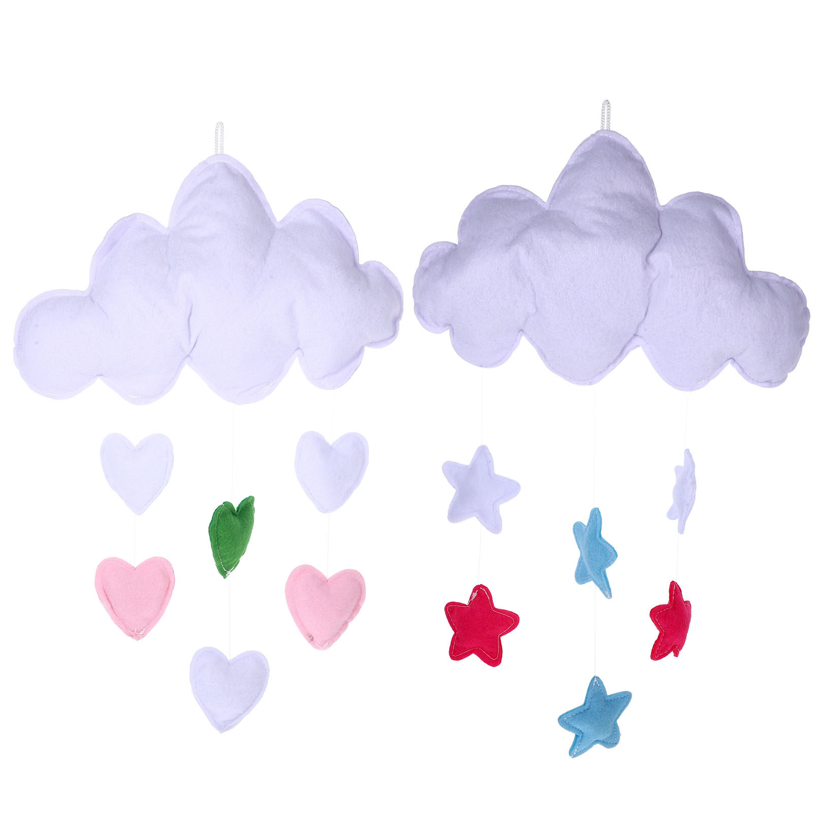 2Pcs Cloud Raindrop Hanging De - огляд і ціна Baby Nursery Garland