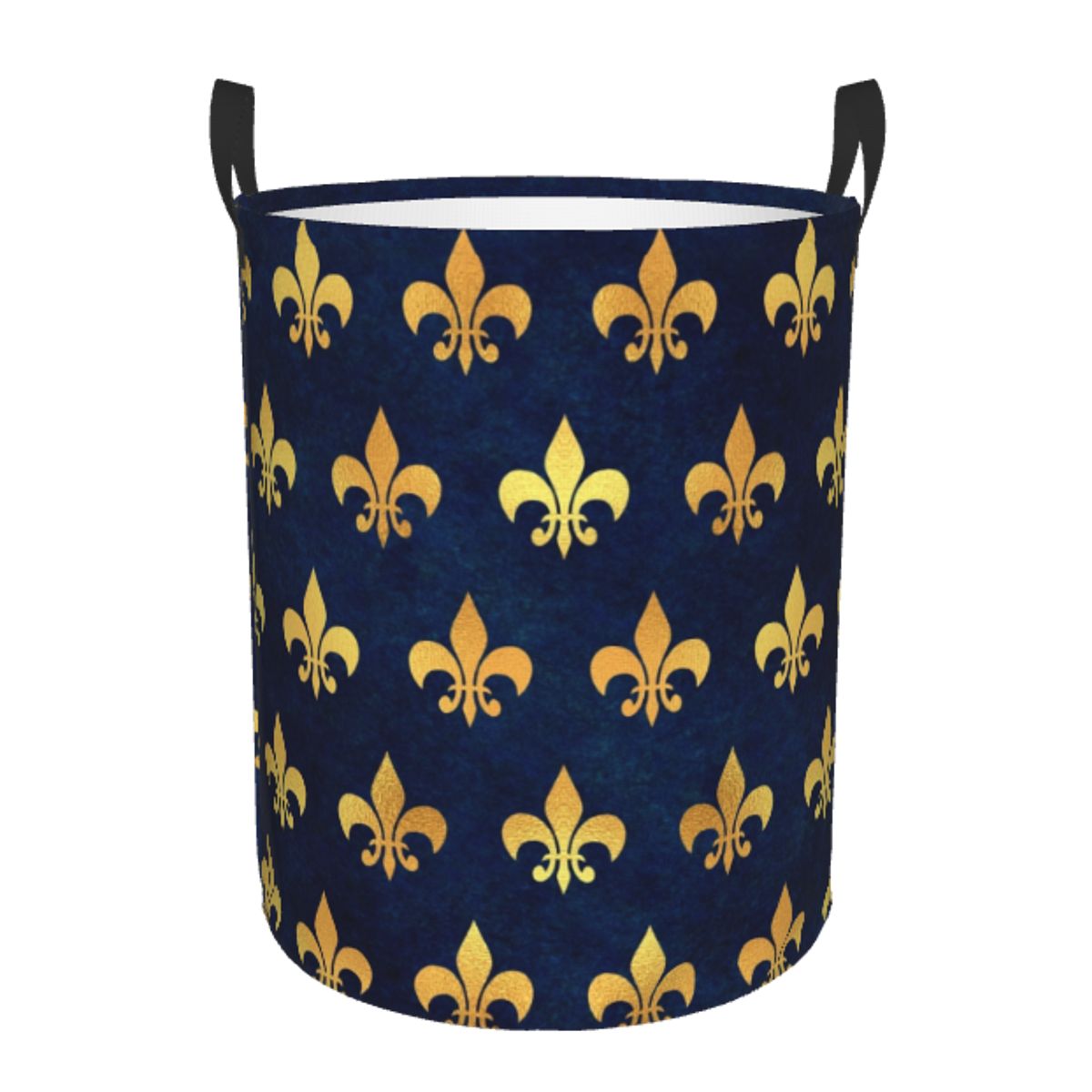 Royal Gold Blue Grunge Fleur D - огляд і ціна Baby Nursery Laundry Basket