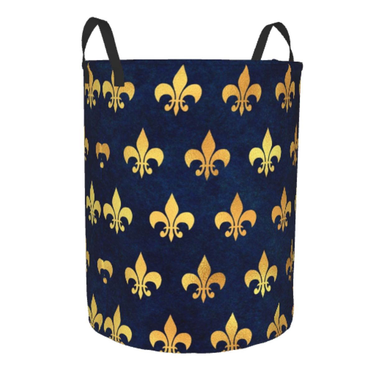 Royal Gold Blue Grunge Fleur D - огляд і ціна Baby Nursery Laundry Basket
