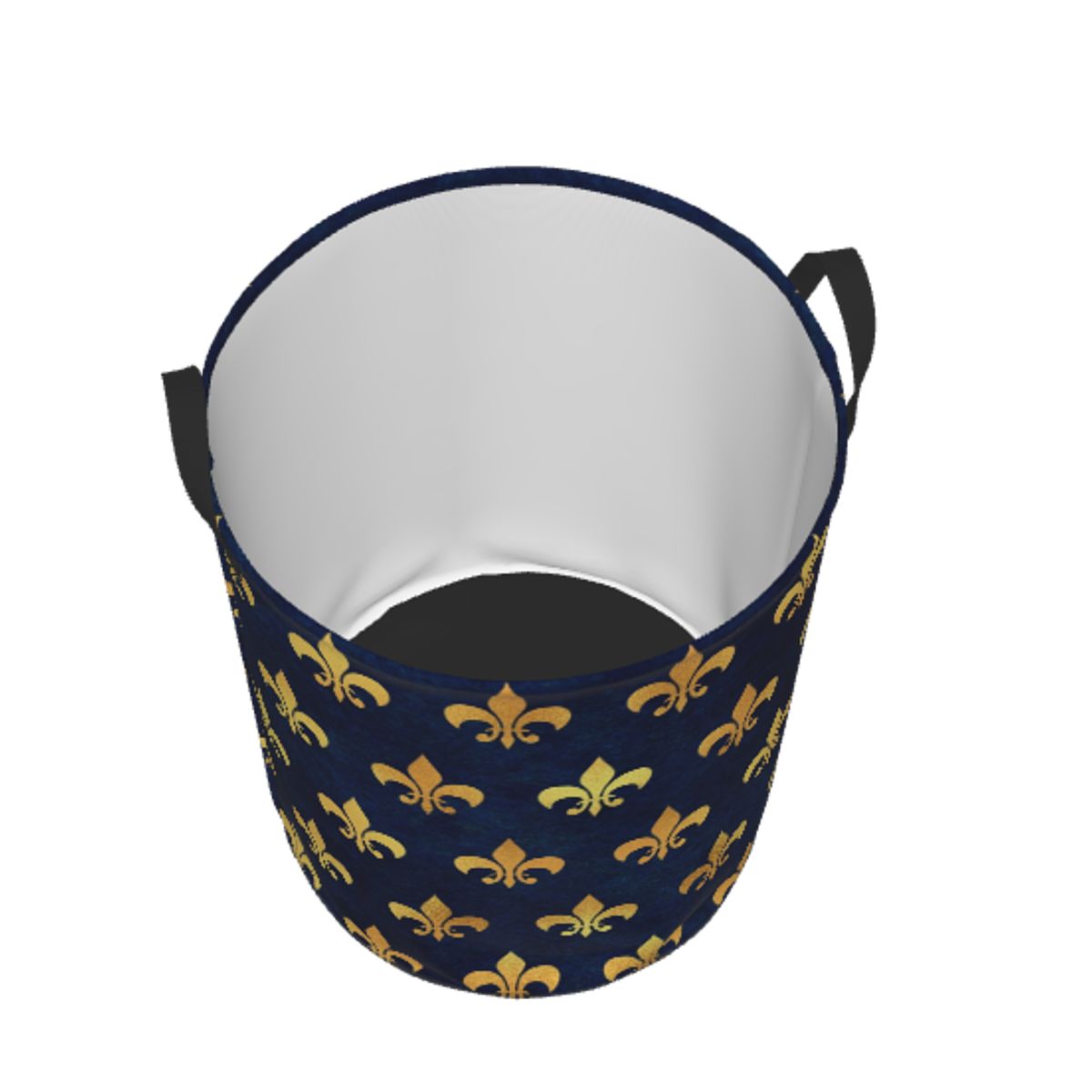 Royal Gold Blue Grunge Fleur D - огляд і ціна Baby Nursery Laundry Basket