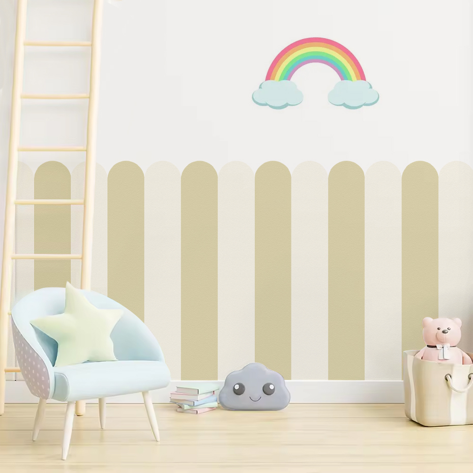 Multicolor Vertical Striped Ar - огляд і ціна Baby Nursery Wall