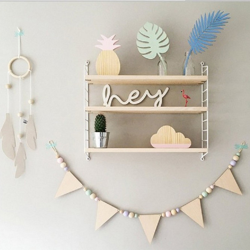 Baby Room Garland Wooden Trian - огляд і ціна Baby Nursery Garland