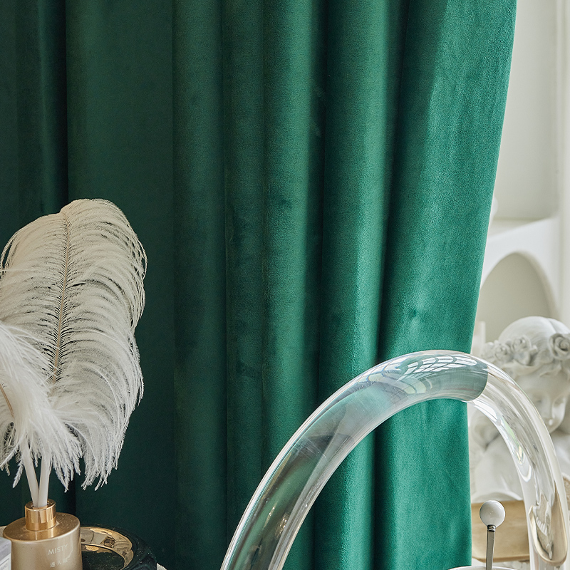 New Retro Dark Green Velvet Cu - огляд і ціна Blackout Curtain Nursery