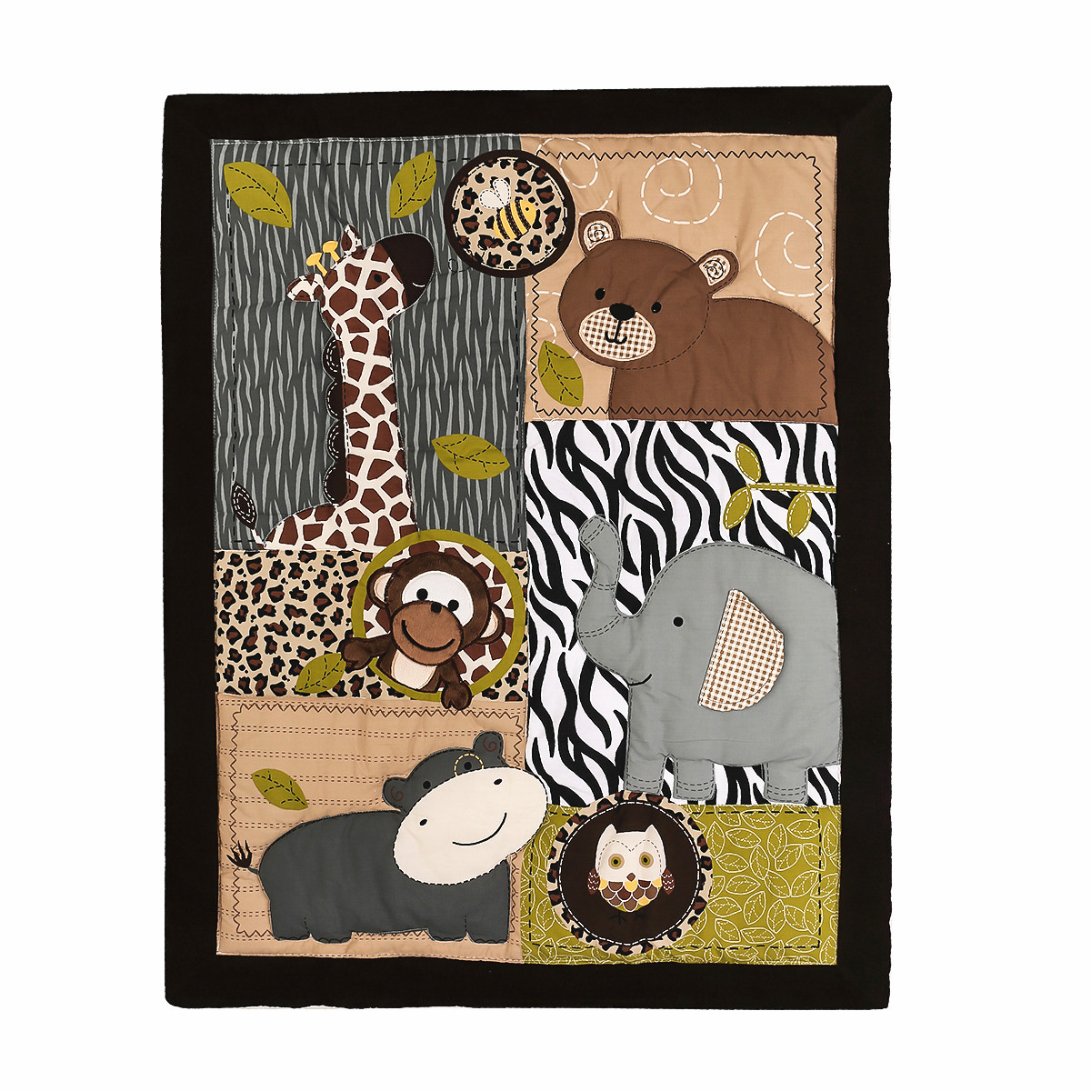 3Pcs Embroidered Newborn Baby  - огляд і ціна Baby Nursery Jungle Theme